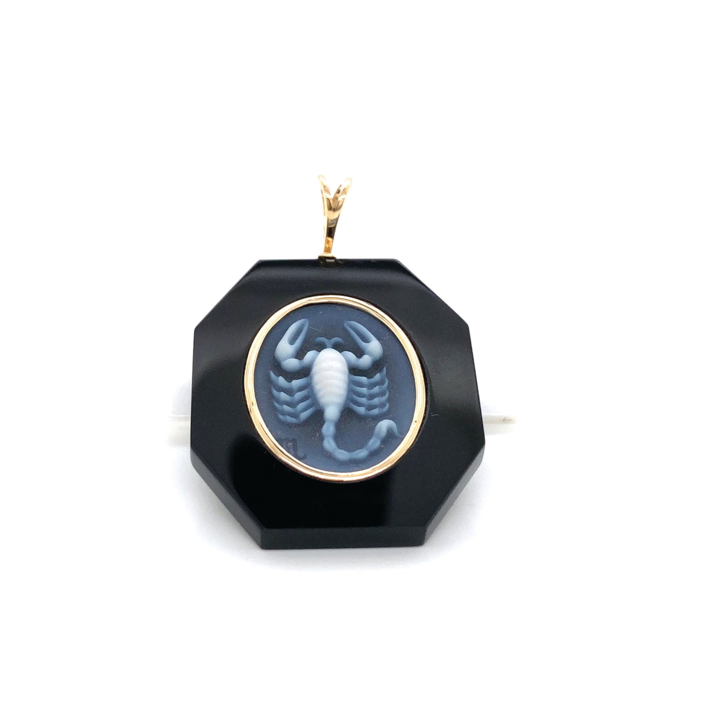 Zodiac Scorpio Onyx Pendant