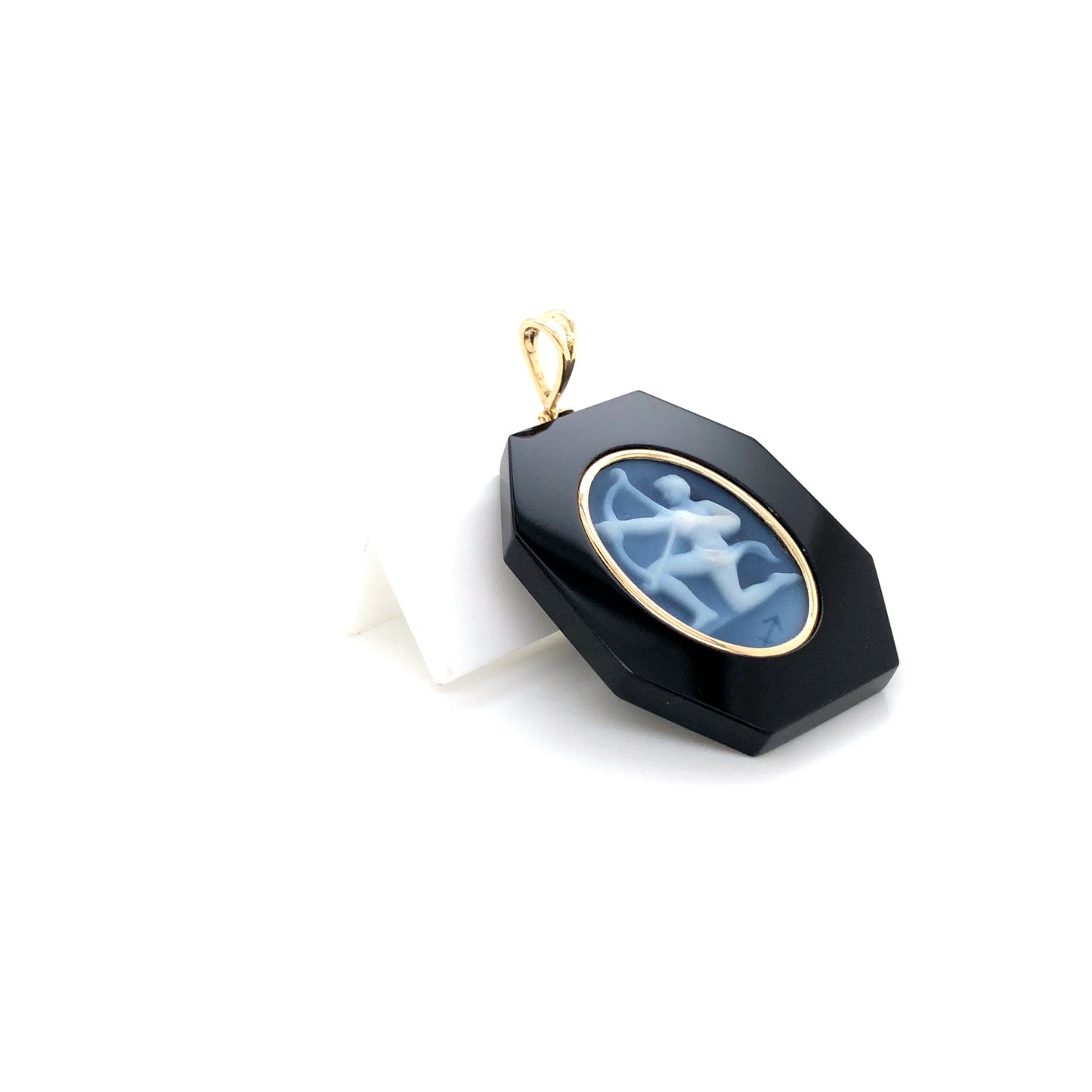 Zodiac Sagittarius Onyx Pendant