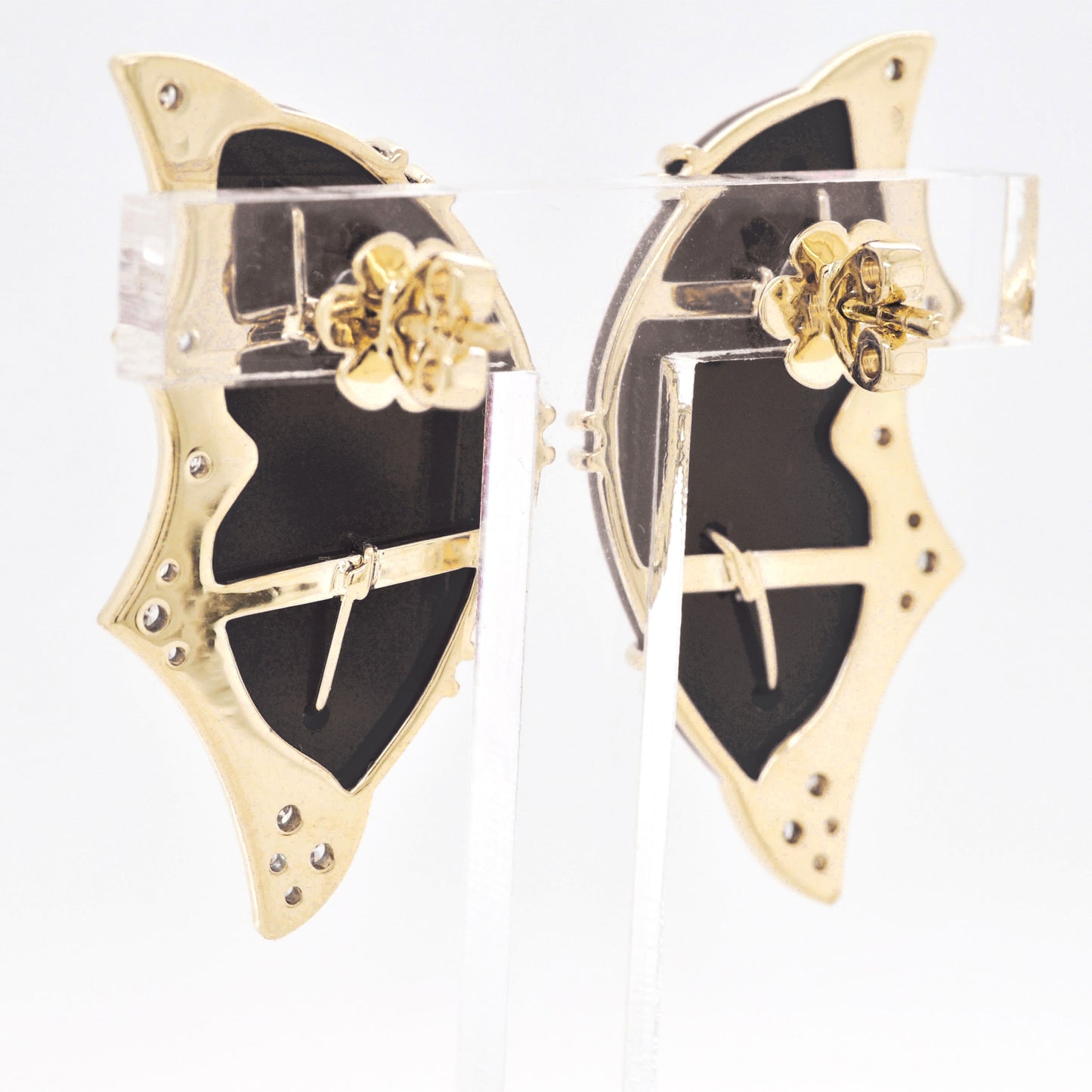 Butterfly Diamond Stud Earrings