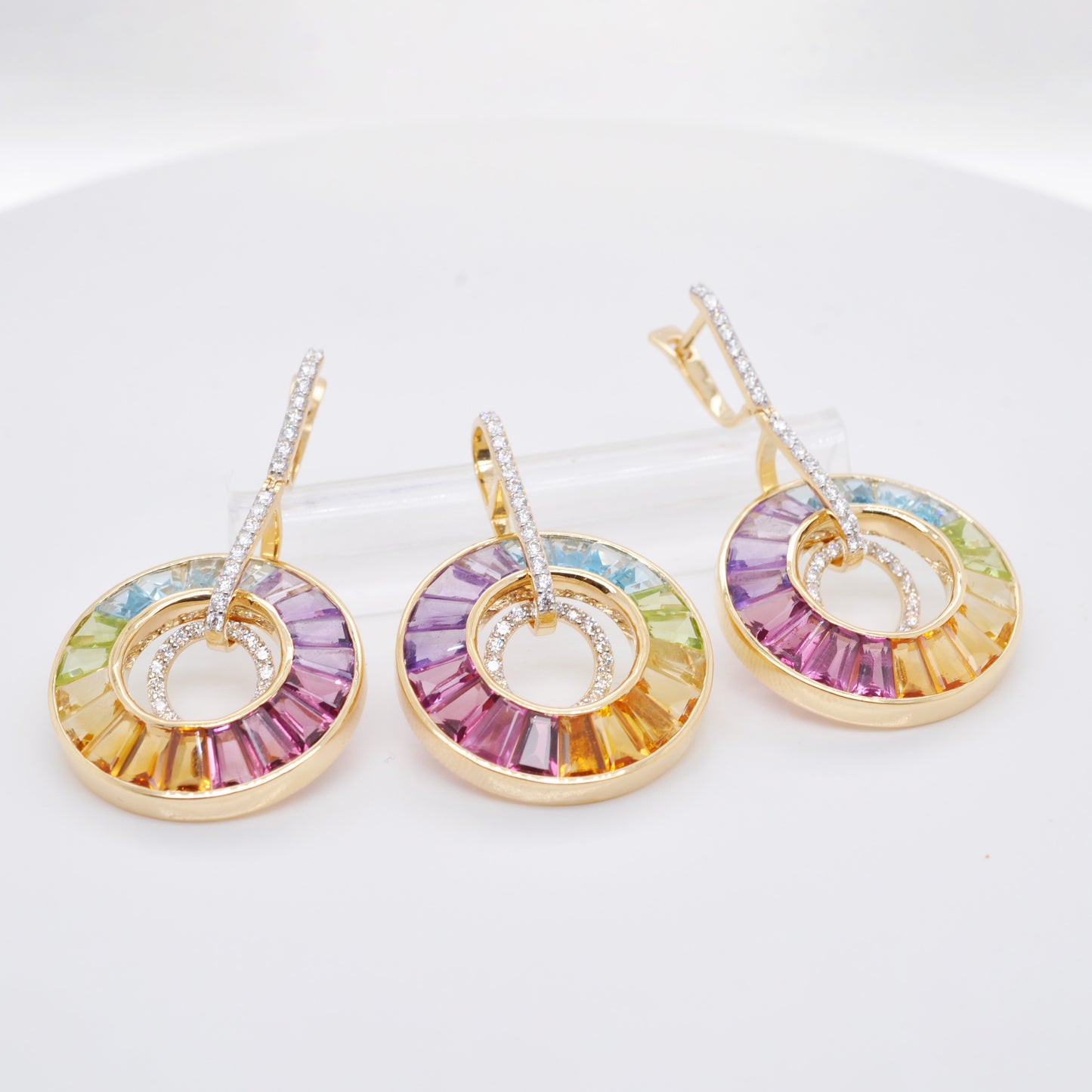 women colorful wedding set 