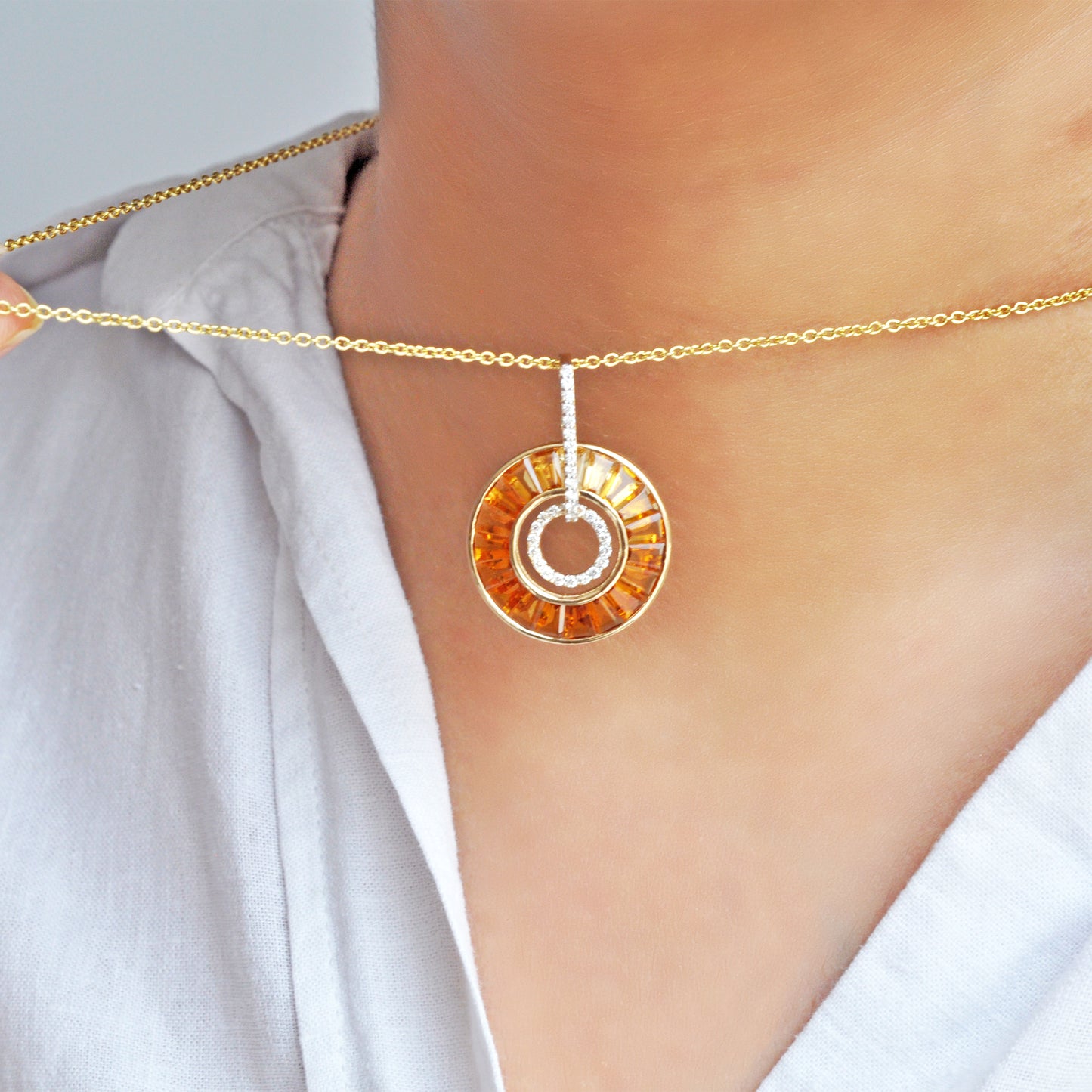 circle necklace