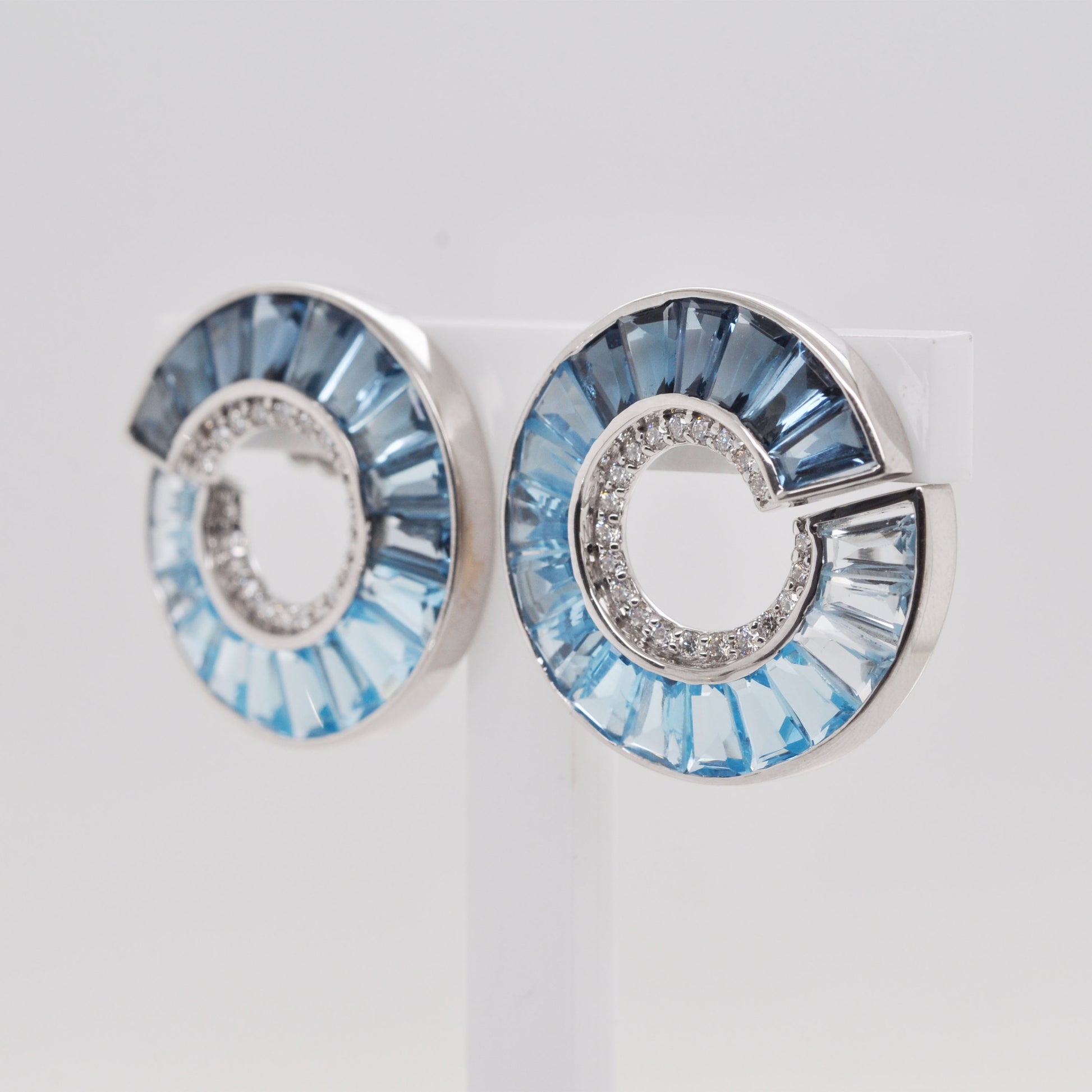 twist earrings 
