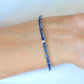 sapphire bracelet white gold