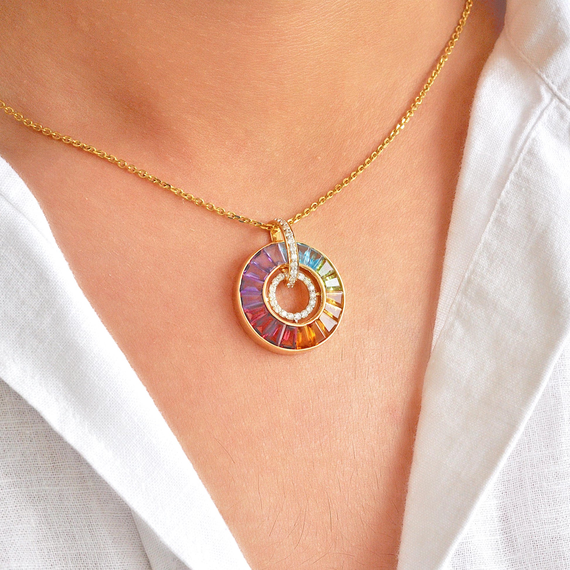 circle of life pendant necklace