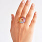 rainbow gemstone ring