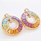 circle earrings