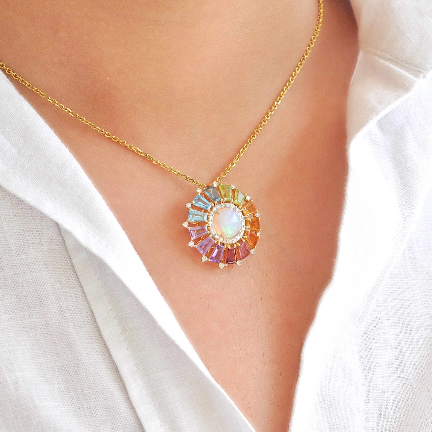 kendra scott rainbow necklace