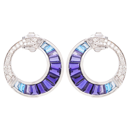 iolite topaz earrings
cleopatra earrings