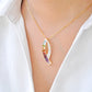 Rainbow Baguette Gemstones Diamond Sword Pendant Brooch