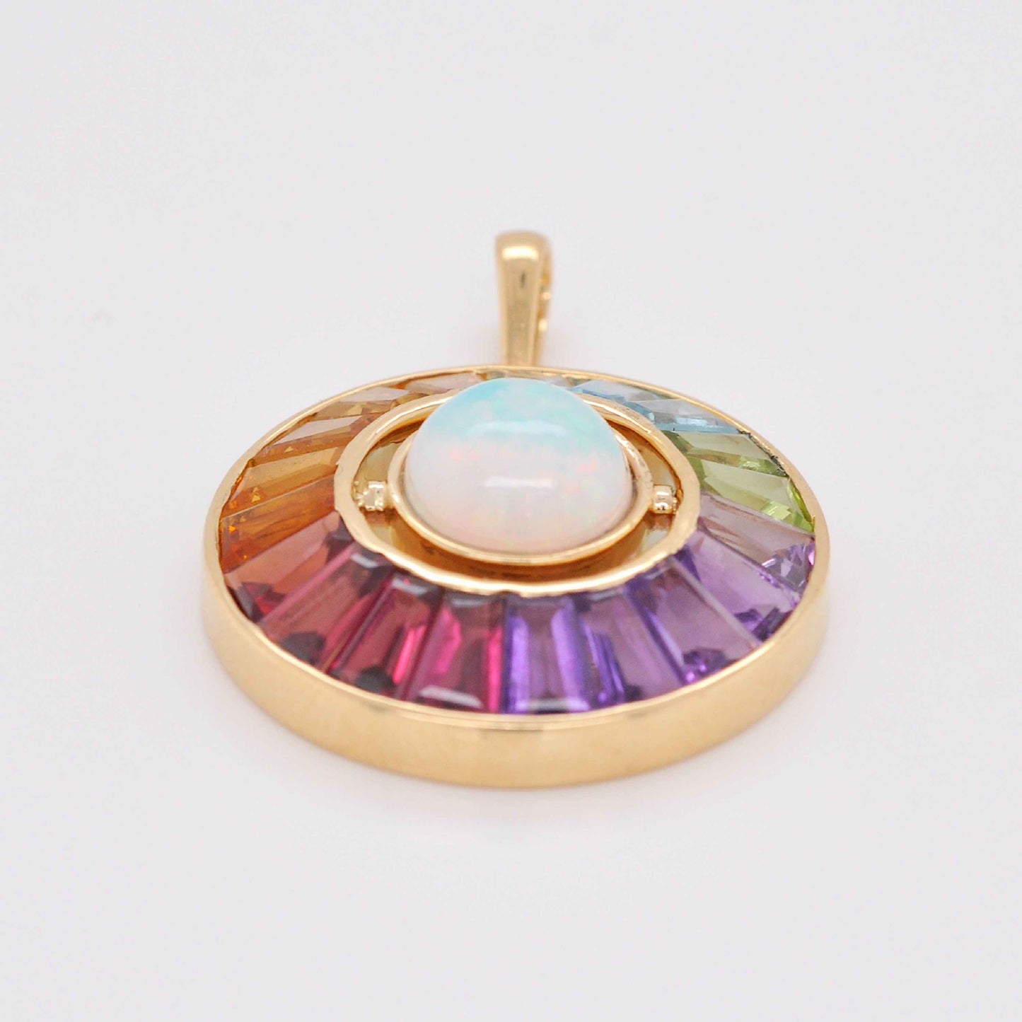 opal pendant necklace