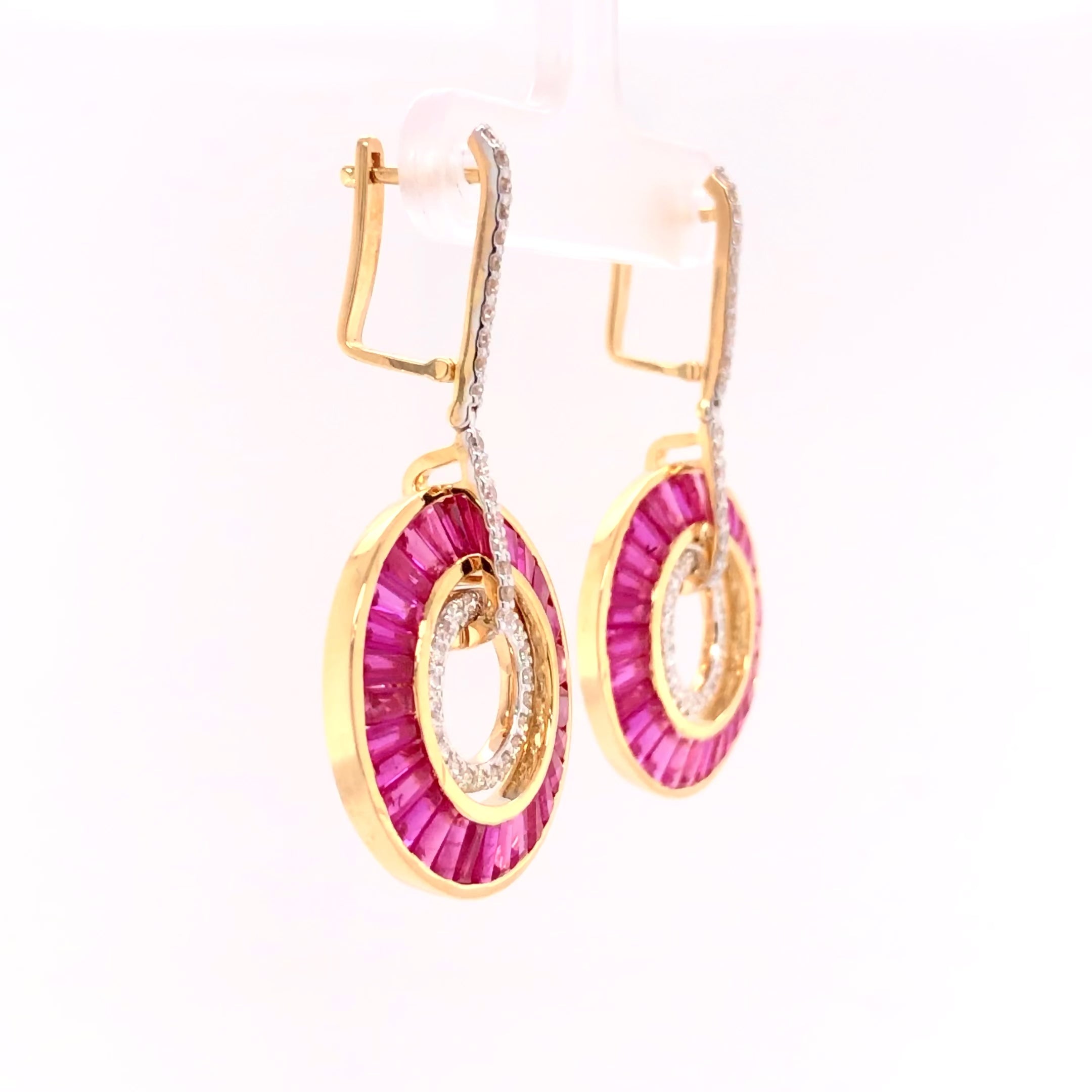 Ruby and Spinel Drop Earrings – Marissa Collections