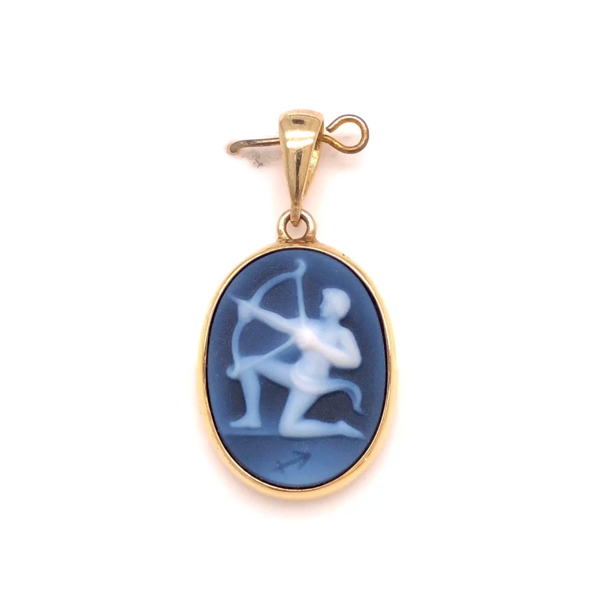 Gold Sagittarius Pendant