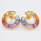 multicolor earrings